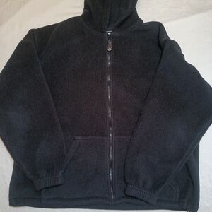 Vintage Avalanche Women's L Black Full Zipper Hoodie